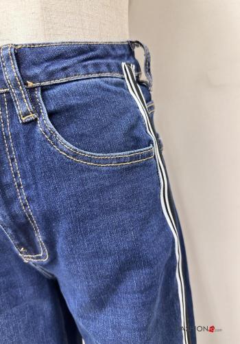 Jeans in Cotone Fantasia colorata - ph 3