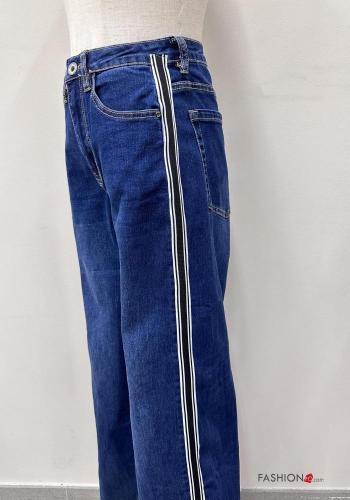 Jeans in Cotone Fantasia colorata - ph 4