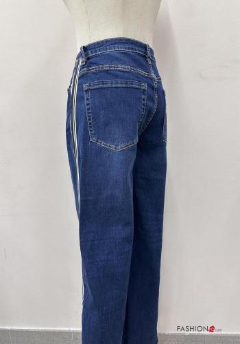 Jeans in Cotone Fantasia colorata - ph 5