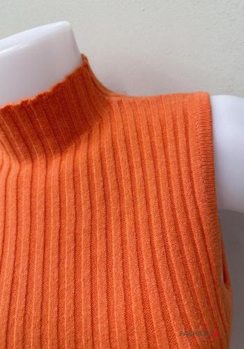 Dolcevita costine senza maniche - ph 2