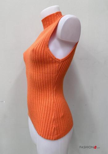 Dolcevita costine senza maniche - ph 3