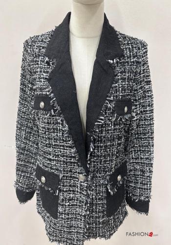 Cotton Jacket with buttons with pockets - ph 3