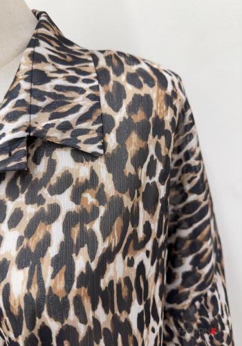 Animal print long sleeve with collar Shirt with buttons - ph 3