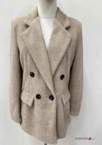 Blazer doppio petto con bottoni con tasche - ph 4