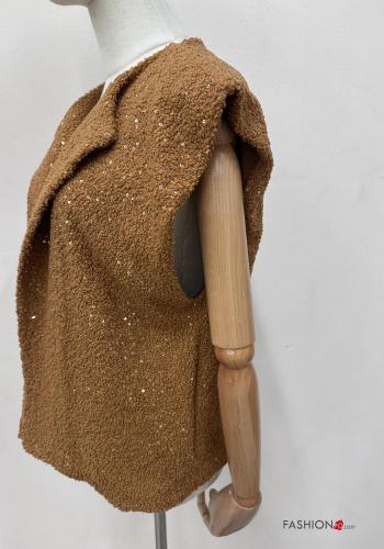Smanicato con paillettes con tasche - ph 4