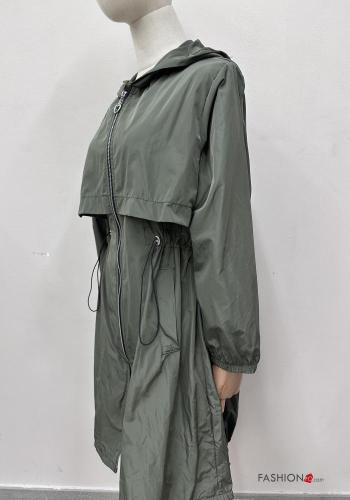 Wind Jacket with drawstring with hood with pockets with zip - ph 5