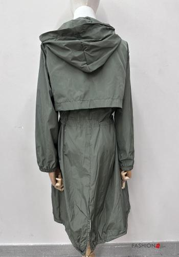 Wind Jacket with drawstring with hood with pockets with zip - ph 6