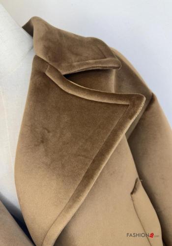 Cappotto con colletto con bottoni con tasche - ph 4
