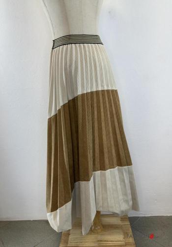 Gonna lungo plissé lurex con elastico - ph 5