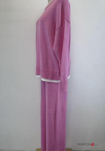 long sleeve wide leg Co-ord with elastic - ph 6