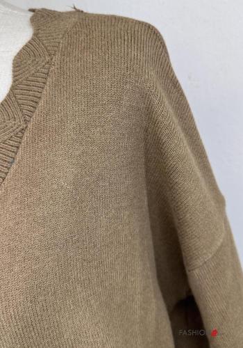 long sleeve Sweater with v-neck - ph 3