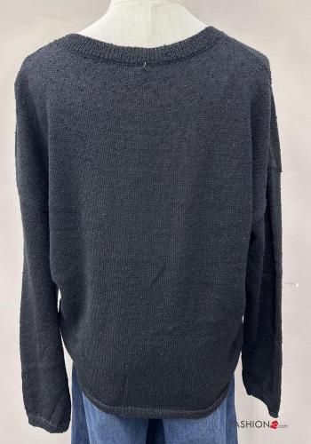 long sleeve Cotton Cardigan with buttons with v-neck - ph 5