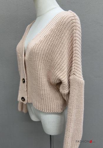 long sleeve Cardigan with buttons with v-neck - ph 4