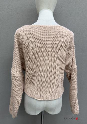 long sleeve Cardigan with buttons with v-neck - ph 5