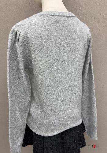 Floral long sleeve crew neck Sweater - ph 5