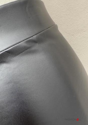 Kunstleder Leggings mit gummizug - ph 3