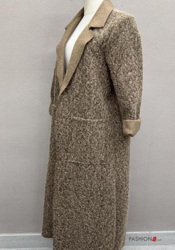 Cappotto lungo con tasche senza fodera - ph 4