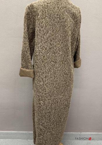 Cappotto lungo con tasche senza fodera - ph 5