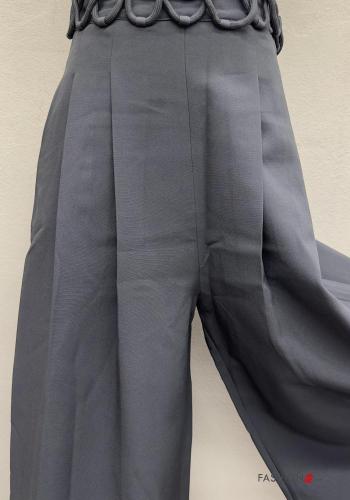hoher Taille wide leg Hose - ph 2
