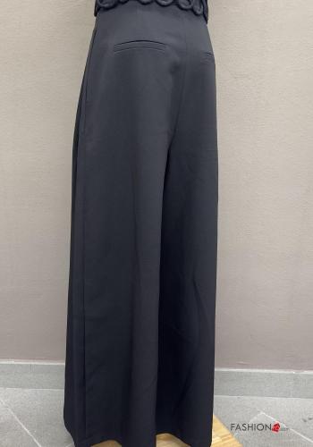 hoher Taille wide leg Hose - ph 4