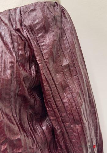 Blusa maniche lunghe con elastico scollo alla bardot - ph 2
