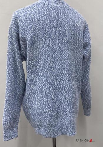 long sleeve Cardigan with buttons with rhinestones with v-neck - ph 5