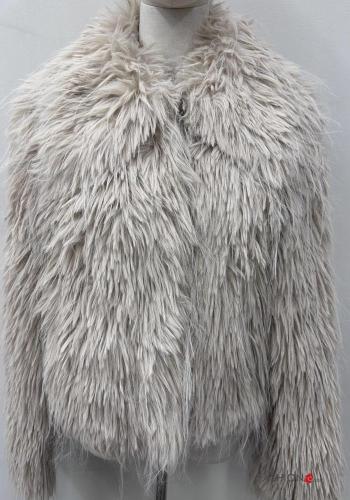 long sleeve with collar faux fur Jacket - ph 2