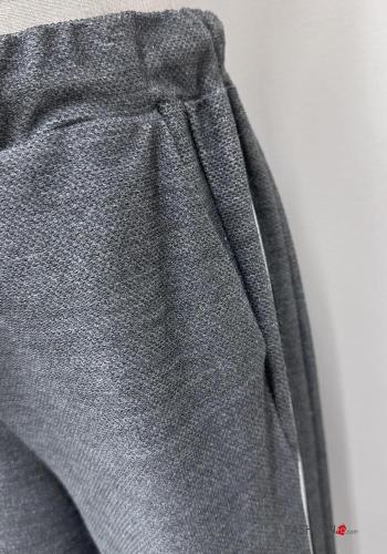 Pantalone sportivo wide leg con tasche con coulisse - ph 4
