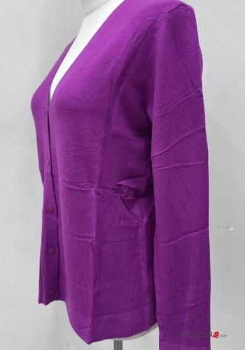 long sleeve Cardigan with buttons with v-neck - ph 4