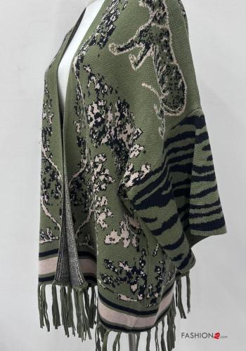 Mantella maniche lunghe con frange - ph 5