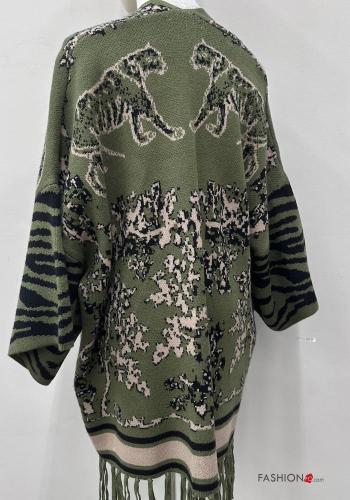Mantella maniche lunghe con frange - ph 6