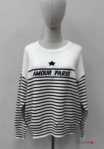 Maglione maniche lunghe girocollo Fantasia mista - ph 2