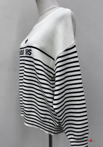 Maglione maniche lunghe girocollo Fantasia mista - ph 4