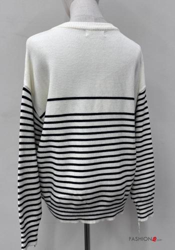 Maglione maniche lunghe girocollo Fantasia mista - ph 5