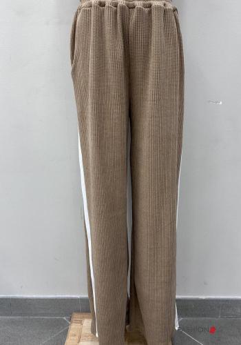 Ribbed crew neck Co-ord with zip with elastic - ph 3