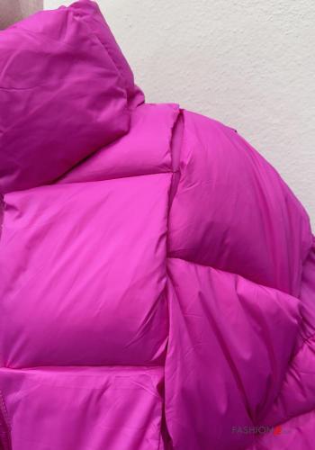 Puffer Jacket Rollneck with zip with pockets - ph 3