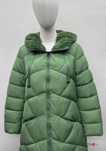 quilted Puffer Jacket with pockets with hood with zip - ph 4