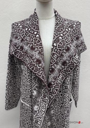 Blouson léger Imprimé animalier avec poches - ph 2