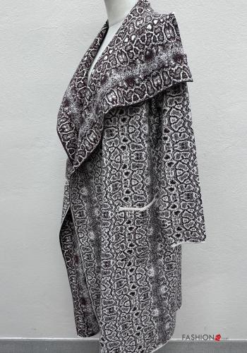 Blouson léger Imprimé animalier avec poches - ph 4