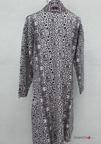 Blouson léger Imprimé animalier avec poches - ph 5