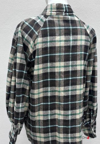 Tartan Cotton Shirt with buttons with bow - ph 5