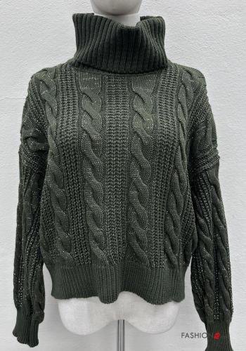 Maglione maniche lunghe a collo alto - ph 2