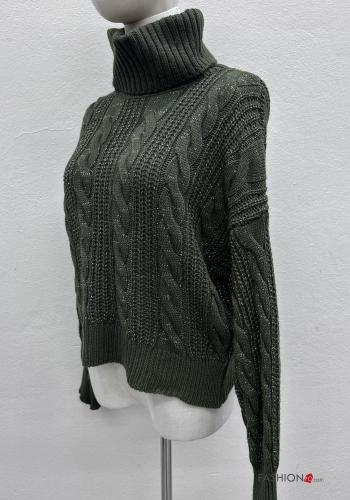 Maglione maniche lunghe a collo alto - ph 4