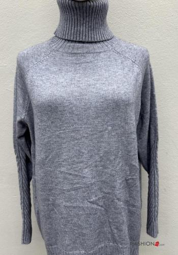 Maglione maniche lunghe a collo alto - ph 2