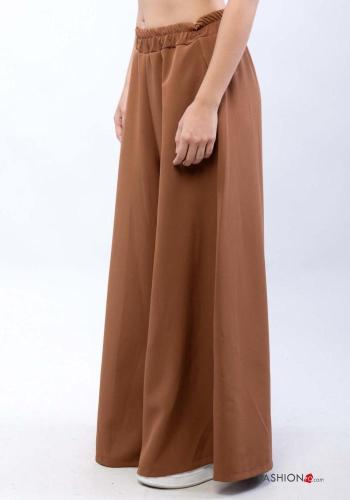 Pantalone wide leg con elastico - ph 3