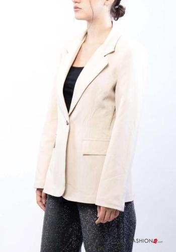Blazer maniche lunghe con bottoni - ph 3