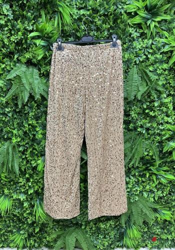 Pantalone con paillettes con elastico - ph 2
