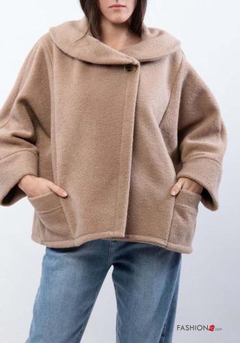 Cappotto con colletto con bottoni con tasche - ph 3