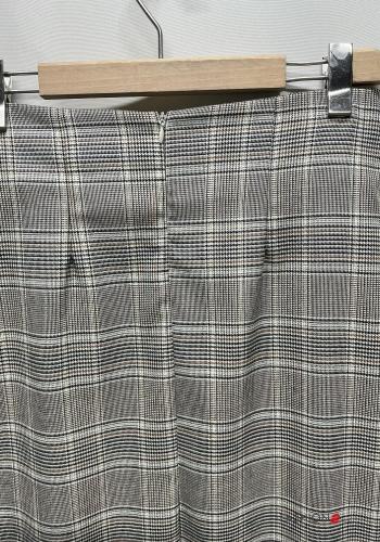 Gonna vita alta Longuette Fantasia tartan con fiocco con zip - ph 5