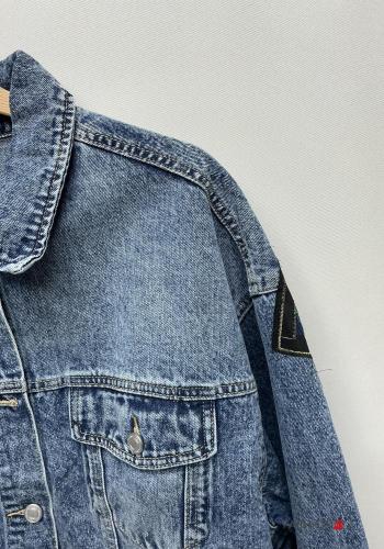 Blusão em Algodão denim com gola com botões com bolsos - ph 3